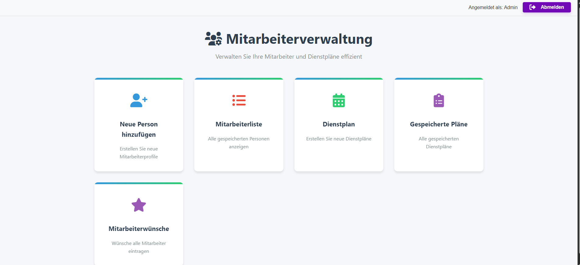 Mitarbeiterverwaltung